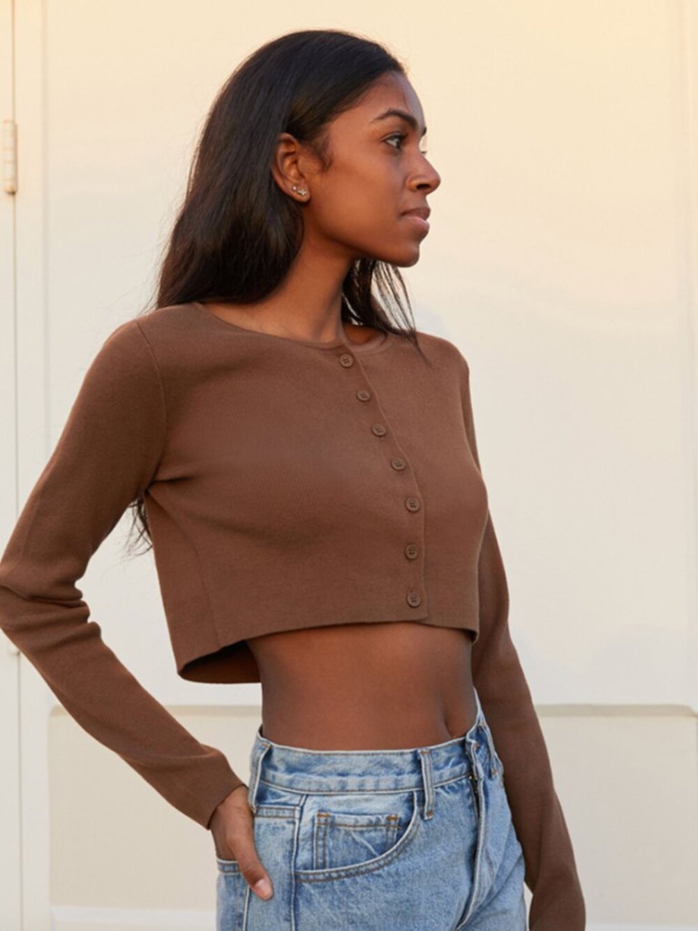 Brand Melville Brown Cardigan